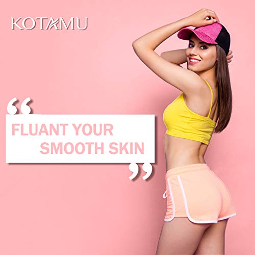 KOTAMU Wax Warmer Kit, KOTAMU Hair Removal Waxing Kit with 4 Hard Wax Beans Target for Bikini Brazilian Full Body Face Facial Eyebrows 