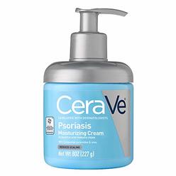 CeraVe Moisturizing Cream for Psoriasis Treatment | With Salicylic Acid for Dry Skin Itch Relief & Urea for Moisturizing | Fragr
