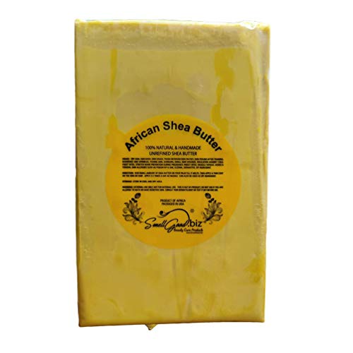 smellgood Raw Unrefined Yellow Shea Butter A Quality From Ghana (10 LB)