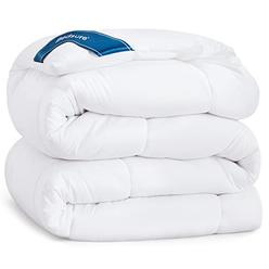 Bedsure King Comforter Duvet Insert - Down Alternative White Comforter King Size, Quilted All Season Duvet Insert King Size with