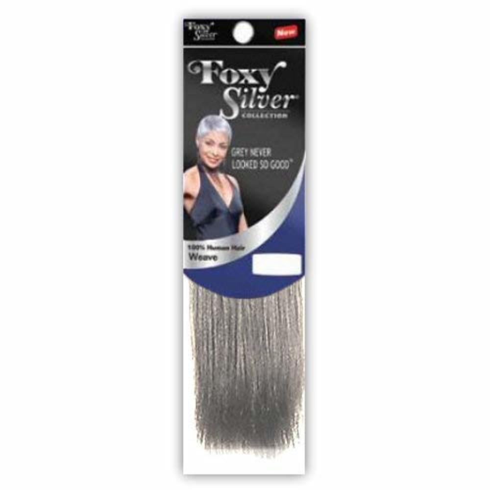 Foxy Silver - Weave Foxy Silver (Weave - HH Yaki Straight) 10 inch - 100% Human Hair Weave in 60