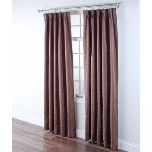 Style Master Stylemaster Home Products Renaissance Home Fashion Portland Pinch  Pleated Foam Back Drape Pair, 2 by 24 by 84-Inch, Espresso