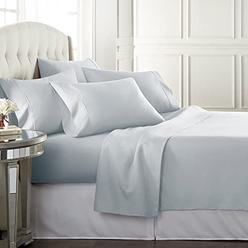 Danjor Linens California King Size Bed Sheets Set - 1800 Series 6 Piece Bedding Sheet & Pillowcases Sets w/ Deep Pockets - Fade 