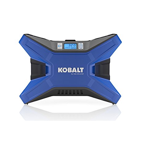 Kobalt 120v & 12v Portable Air Compressor Inflator Tire Pump Nozzle Needles 120 PSI LED Display