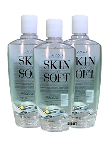 Skin so soft Avon Skin so Soft Original Bath Oil 25 oz lot of 3