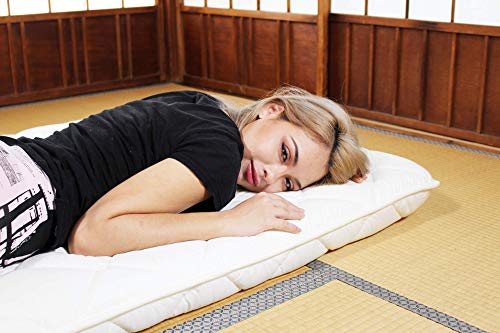 Ananiver facet Vant til BJdesign BJDesign Futon Mattress Bedding - Traditional Japanese Sleeping  Mat - Shikibuton Shiki Futon - Floor Beds for Apartment, Home, S