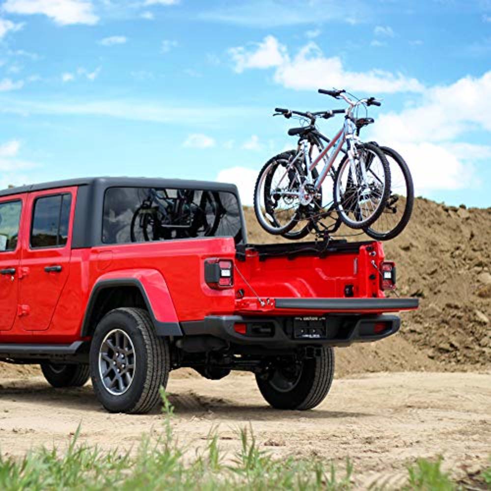 Lets Go Aero Half Nelson Channel, 2-Bike Truck Bed Mount V-Rack Carrier ...