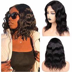 Fancy Hair Human Hair Wigs for Black Women Brazilian Human Hair Wave Wigs Lace Front Wigs with Baby Hair 14 Inch