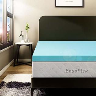 Bedspick 2 Inch Memory Foam Mattress Topper King Size Soft Gel Infused Foam Mattress Pad Bedspick 2 Inch Memory Foam Mattress Topper King Size Soft Gel Infused Foam Mattress Pad