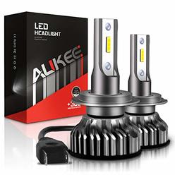 Aukee H7 LED Bulbs, 50W 6000K 10000 Lumens Extremely Bright CSP Chips Conversion Kit Replacement Low Fog Light