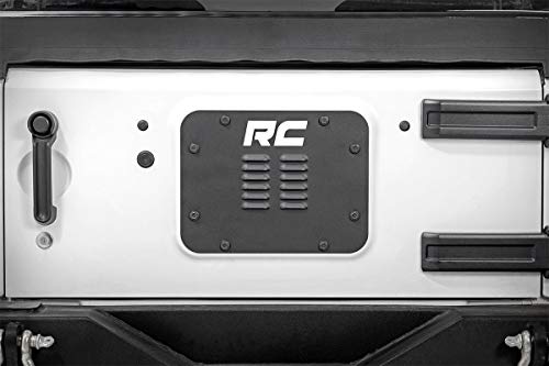 Rough Country Tailgate Vent (fits) 2007-2018 Jeep Wrangler JK | Spare Tire  Carrier Delete Kit