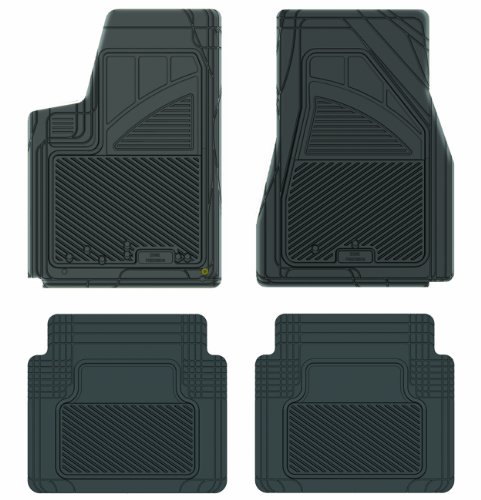 Koolatron Pants Saver Custom Fit 4 Piece All Weather Car Mat for Select Dodge Magnum Models (Black)