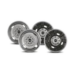 Pacific Dualies 38-1608 Polished 16 Inch 8 Lug Stainless Steel Wheel Simulator Kit for 1974-2000 Chevy GMC 3500, 1974-1998 Ford 