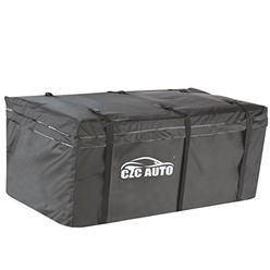 CZC AUTO Hitch Cargo Carrier Bag, 20 cu. ft Waterproof/Rainproof/Weatherproof Cargo Traveling Bag for Car Truck SUV Vans Hitch T