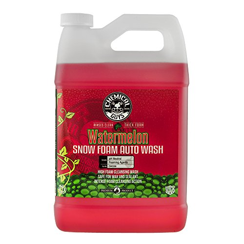 Chemical Guys CWS208 Watermelon Snow Foam Car Wash Soap (Works with Foam Cannons, Foam Guns or Bucket Washes), 1 Gallon, Waterme