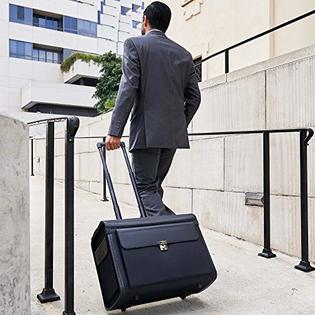 Lawyers briefcase on wheels Clearance