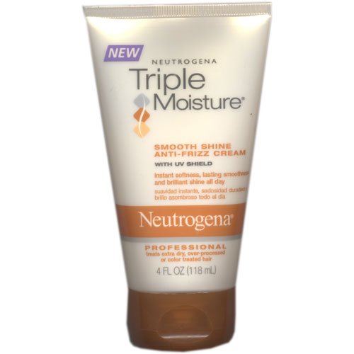 Neutrogena Hair Care Triple Moisture Smooth Shine Anti- Frizz Cream 4 fl oz  (118 ml)