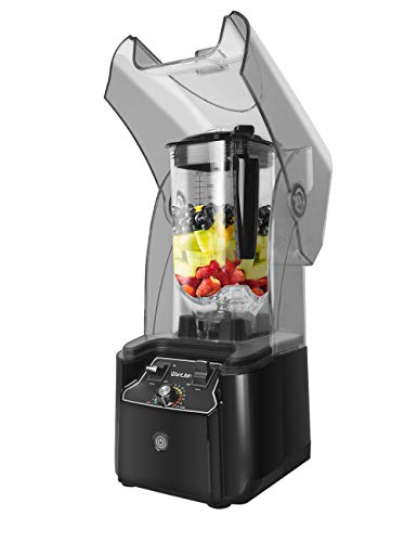WantJoin Professional Commercial Blender With Shield Quiet Sound Enclosure 2200W Industries Strong and Quiet Professional-Grade 