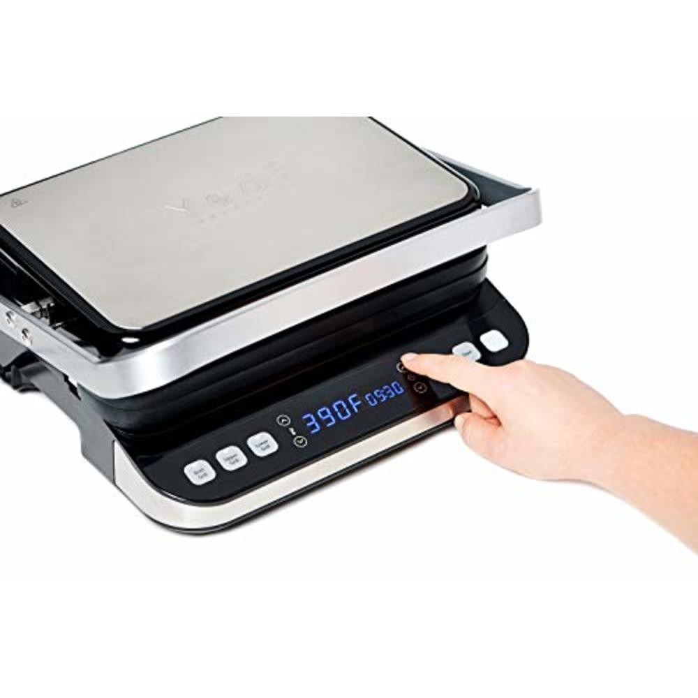 Yedi Houseware Yedi Total Package 6-in-1 Digital Grill, Waffle Maker, Panini Press, Griddle, with Deluxe Accessory Kit