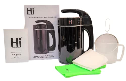 Herbal Infuser Hi® Herbal Infuser® - New 2021 Model Countertop Botanical Extractor Butter, Oil & Tincture Infusion Machine - Measuring Cup, Glo