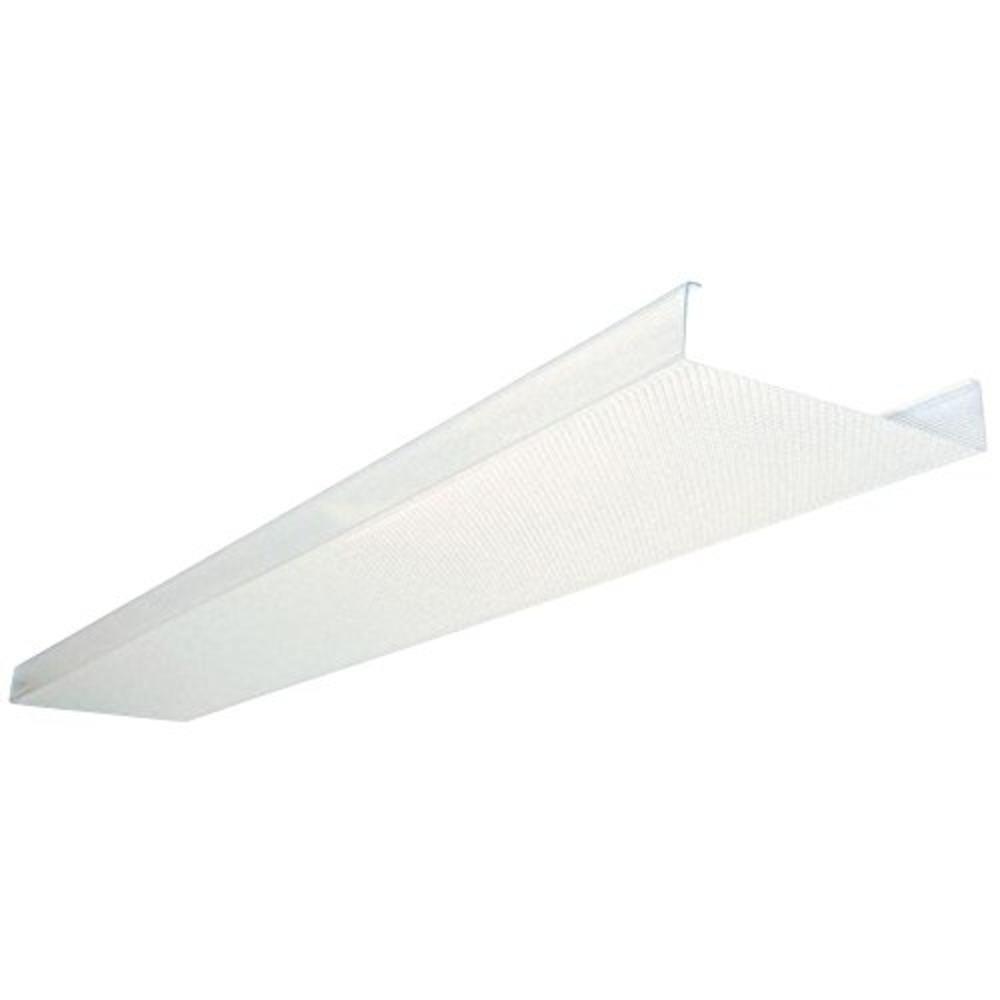 Lithonia Lighting DSB48 48 in. Square Basket Two Bulb Replacement Wraparound Lens, 4, Transparent