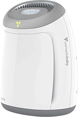 Vornadobaby Purio Nursery Air Purifier with True HEPA Filter, Safety Features, and Soothing Glow