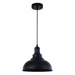 MgLoyht Pendant Lighting Metal Industrial Vintage Hanging Ceiling, Black, for Kitchen Home Lighting