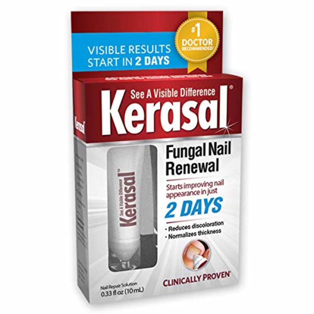 Kerasal Fungal Nail Renewal, Restores Appearance of Discolored or Damaged Nails, 0.33 fl oz
