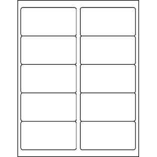 Mailing labels 10 per sheet
