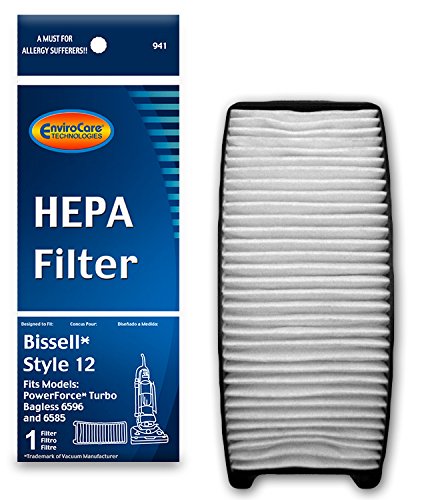 EnviroCare Replacement HEPA Vacuum Filter for Bissell Style 12 Uprights