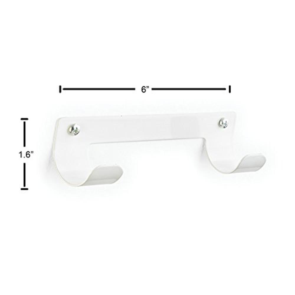 Homz Products Homz T-Leg Ironing Board Holder, 6" x 1.5" x 1.6", White