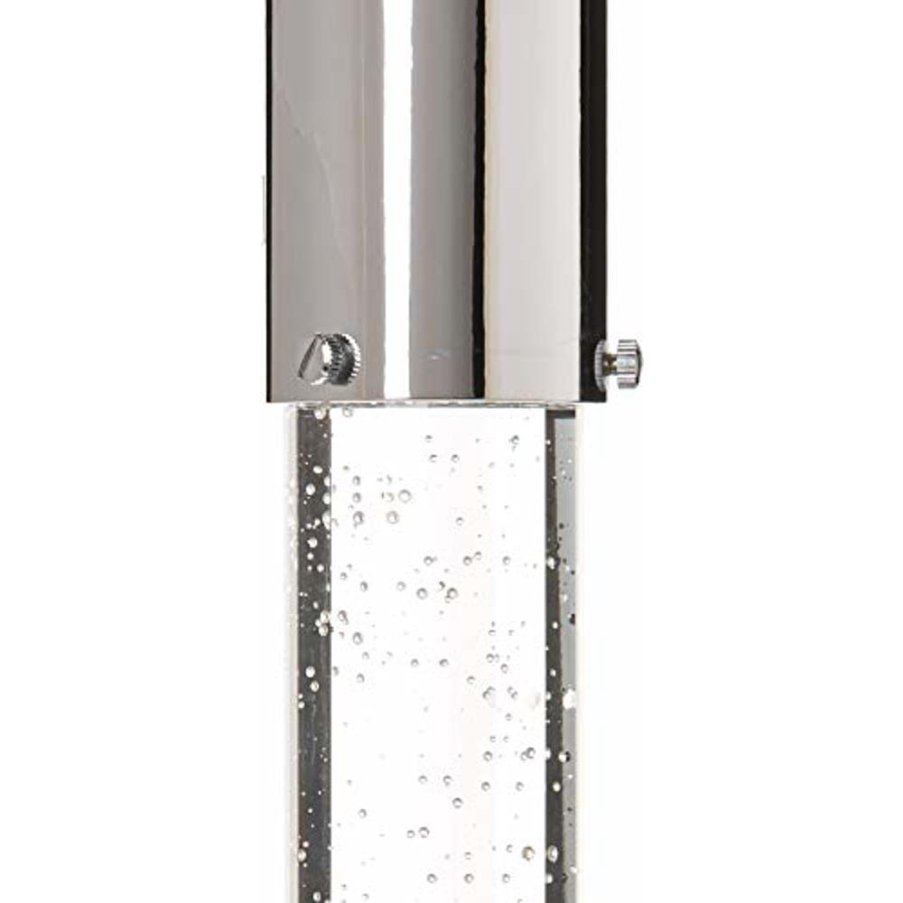 Elegant Lighting Diva Collection 1-Light Hanging Fixture with Royal Cut Crystals, Chrome Finish