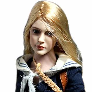 HiPlay 1/6 Scale Female Figure Head Sculpt, Beauty Charming Girl Doll ...