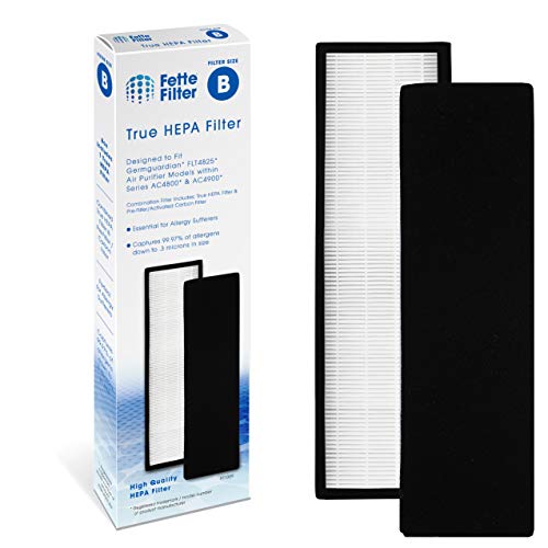 Fette Filter HEPA Filter and Pre-Filter Compatible with GermGuardian FLT4825 (Pack of 1)