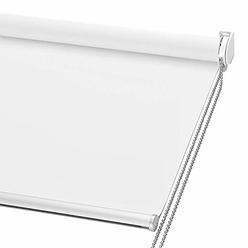 ChrisDowa 100% Blackout Roller Shade, Window Blind with Thermal Insulated, UV Protection Fabric. Total Blackout Roller Blind for