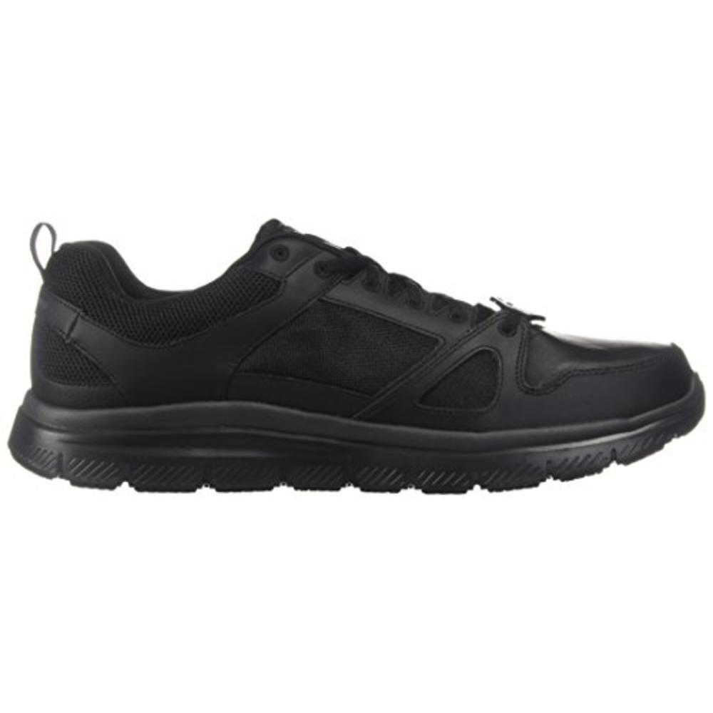 Skechers Mens Flex Advantage Sr Work Shoe, Black, 10.5 W US