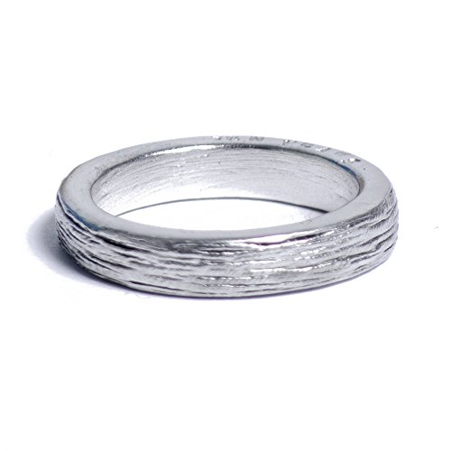 Pirantin 10 Years Anniversary Tin Ring - Ladies - Inscribed with Ten Years, Free Resize (7.5)
