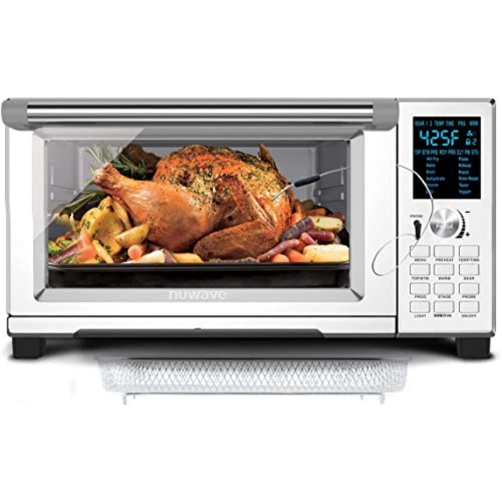 NUWAVE BRAVO XL 30-Quart Convection Oven with Crisping and Flavor Infusion Technology with Integrated Digital Temperature Prove;
