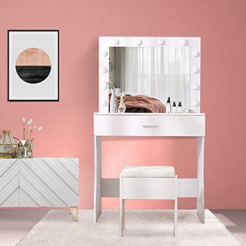 Titoni Vanity Table Set With Lighted