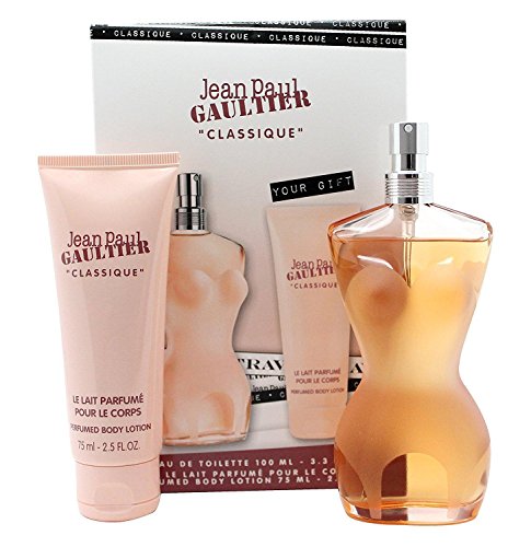 Verleiding Kalmerend beu Jean Paul Gaultier Classique Gift Set for Women (Eau De Toilette Spray, Body  Lotion)