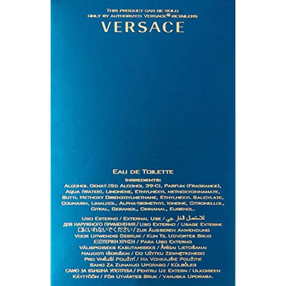 Versace Eros by Versace Mens Mini EDT .17 oz - 100% Authentic