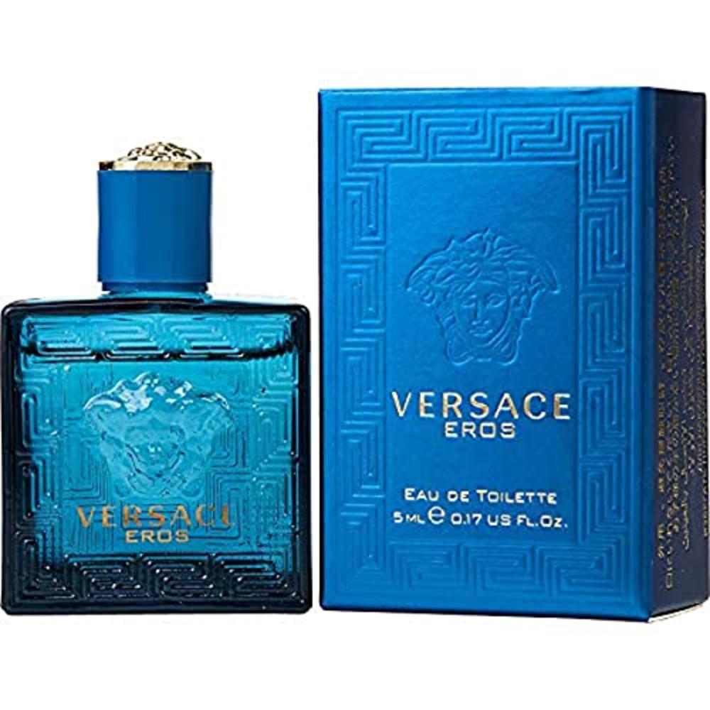 Versace Eros by Versace Mens Mini EDT .17 oz - 100% Authentic