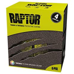 Raptor U-Pol Products RAPTOR Tintable Truck Bed Liner Kit - 4 Liter