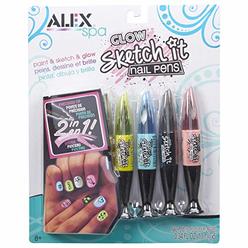 Alex Toys Alex Spa Glow Sketch It Nail Pens Girls Fashion Activity