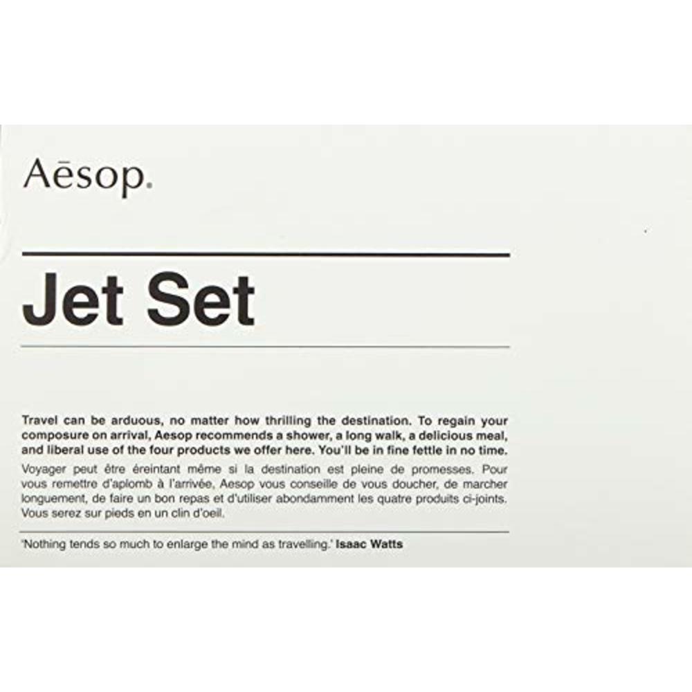 Aesop Travel Set | 4 x 50mL/1.7 oz Shampoo + Conditioner + Body Cleanser + Body Balm | Travel Body Wash and Body Balm & Travel S