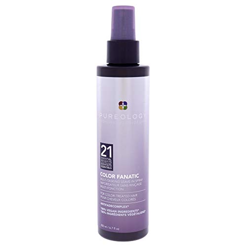 Pureology Color Fanatic Leave-in Conditioner Hair Treatment Detangling Spray | Protects Hair Color From Fading | Heat Protectant