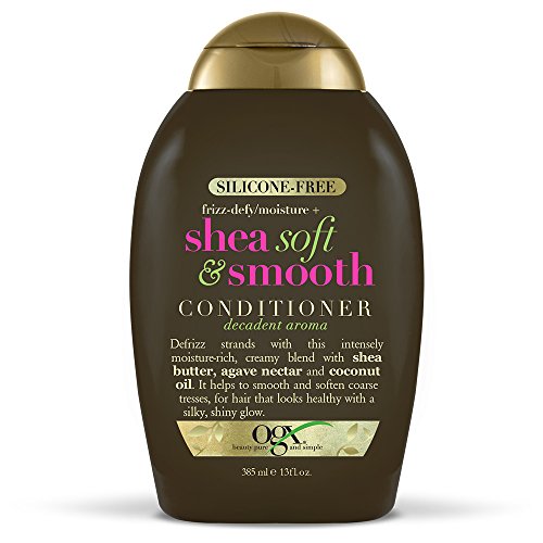 OGX Frizz-Defy/Moisture + Shea Soft & Smooth Conditioner, 13 Ounce
