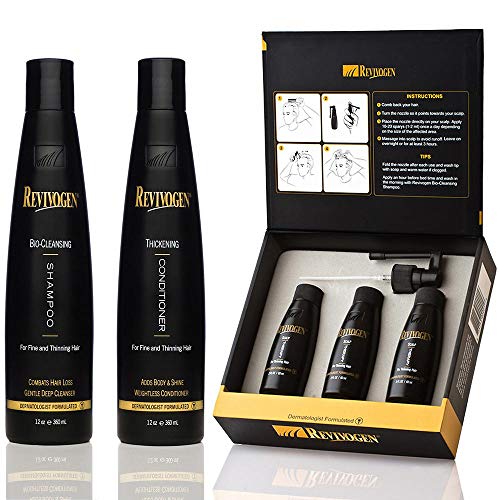 Revivogen MD Scalp Therapy Thinning Hair Solution, Shampoo & Conditioner Set