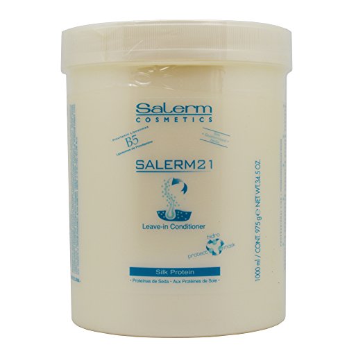 Salerm21 by Salerm C Salerm Cosmetics 21 LEAVE-IN Conditioner, B5 Provitamin Lipsomes & Silk Protein (34.5 oz - large tub size)