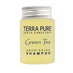 Terra Pure Shampoo, Travel Size Hotel Amenities, 1 oz. (Case of 300)